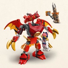 LEGO NINJAGO 71851 Pack de Combat : le Robot Dragon de Kai - Jouet de
