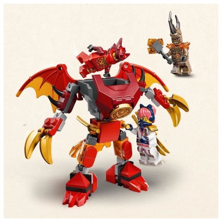 LEGO NINJAGO 71851 Pack de Combat : le Robot Dragon de Kai - Jouet de Construction 6 ans LEGO NINJAGO 71851 Pack de Combat : le Robot Dragon de Kai - Jouet de Construction 6 ans