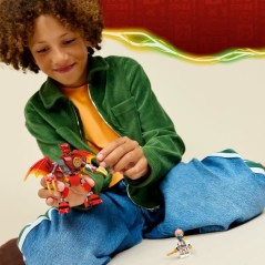 LEGO NINJAGO 71851 Pack de Combat : le Robot Dragon de Kai - Jouet de