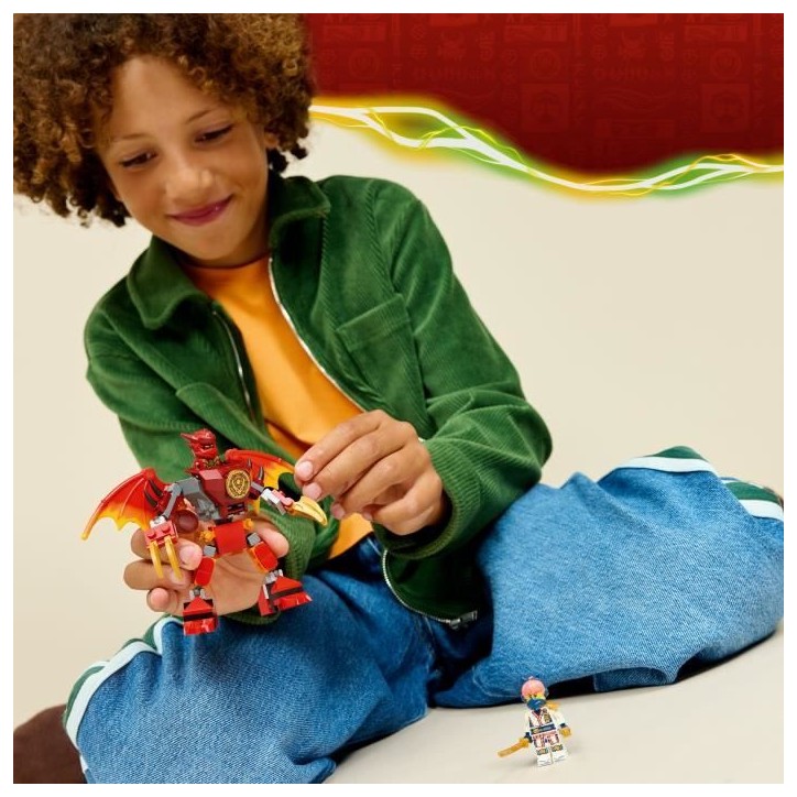 LEGO NINJAGO 71851 Pack de Combat : le Robot Dragon de Kai - Jouet de Construction 6 ans LEGO NINJAGO 71851 Pack de Combat : le Robot Dragon de Kai - Jouet de Construction 6 ans