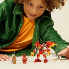 LEGO NINJAGO 71851 Pack de Combat : le Robot Dragon de Kai - Jouet de