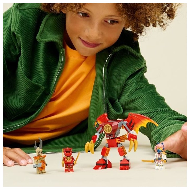 LEGO NINJAGO 71851 Pack de Combat : le Robot Dragon de Kai - Jouet de Construction 6 ans LEGO NINJAGO 71851 Pack de Combat : le Robot Dragon de Kai - Jouet de Construction 6 ans