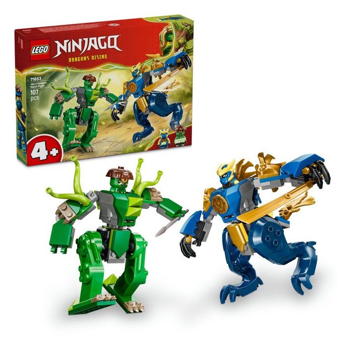 LEGO NINJAGO 71853 Le Combat du Robot Dragon de Jay - Jeu de Construction 4 ans - Cadeau LEGO NINJAGO 71853 Le Combat du Robot Dragon de Jay - Jeu de Construction 4 ans - Cadeau