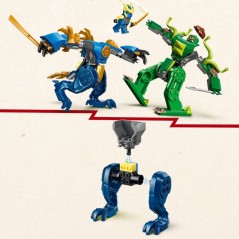 LEGO NINJAGO 71853 Le Combat du Robot Dragon de Jay - Jeu de Construct