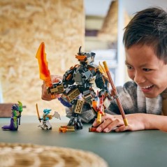 LEGO NINJAGO 71854 La Mission du Robot Cole et du Dragon Zane - Jeu de