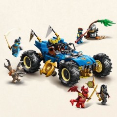 LEGO NINJAGO 71856 La Voiture Transformable de Jay - Jeu de Constructi