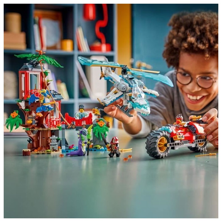 LEGO NINJAGO 71857 La Cabane et les Véhicules des Ninjas - Jeu de Construction des 7 ans LEGO NINJAGO 71857 La Cabane et les Véhicules des Ninjas - Jeu de Construction des 7 ans
