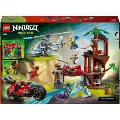 LEGO NINJAGO 71857 La Cabane et les Véhicules des Ninjas - Jeu de Con