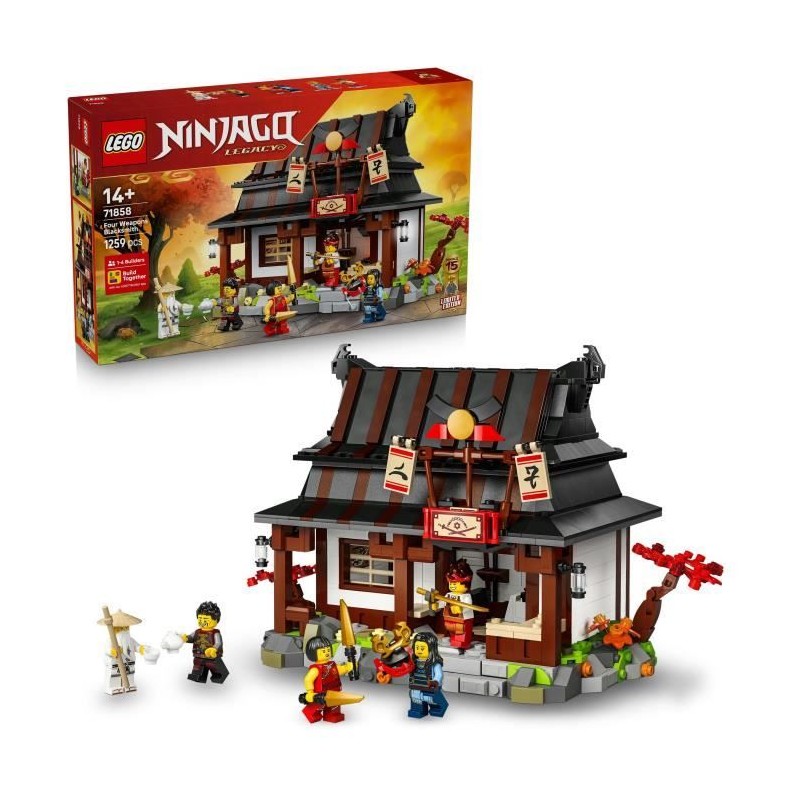 LEGO NINJAGO 71858 15e Anniversaire - La Forge des Quatre Armes - Jeu