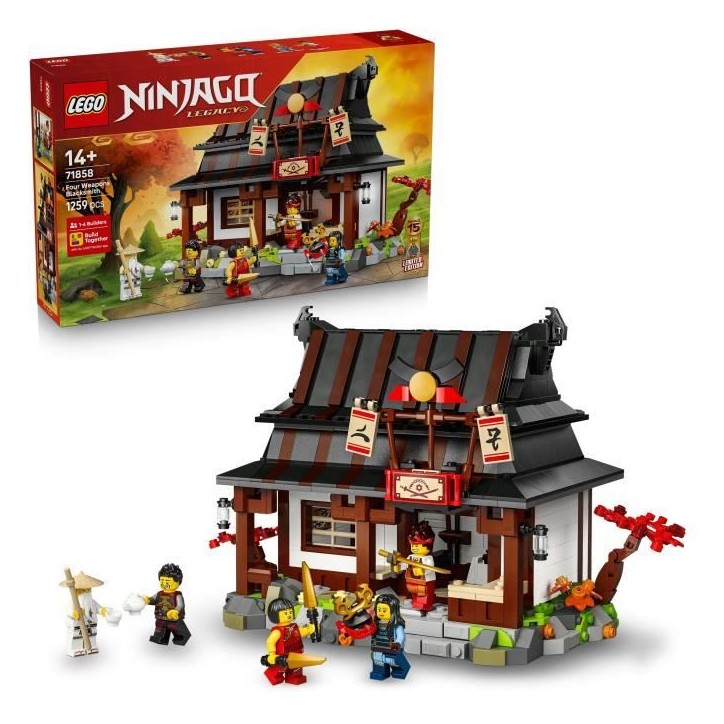 LEGO NINJAGO 71858 15e Anniversaire - La Forge des Quatre Armes - Jeu de Construction Ado LEGO NINJAGO 71858 15e Anniversaire - La Forge des Quatre Armes - Jeu de Construction Ado