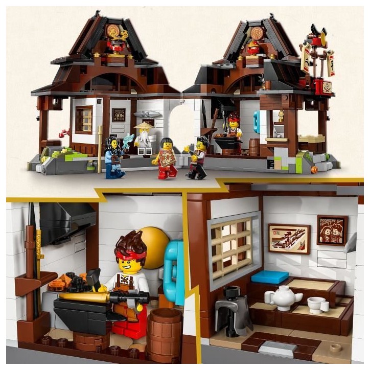LEGO NINJAGO 71858 15e Anniversaire - La Forge des Quatre Armes - Jeu de Construction Ado LEGO NINJAGO 71858 15e Anniversaire - La Forge des Quatre Armes - Jeu de Construction Ado
