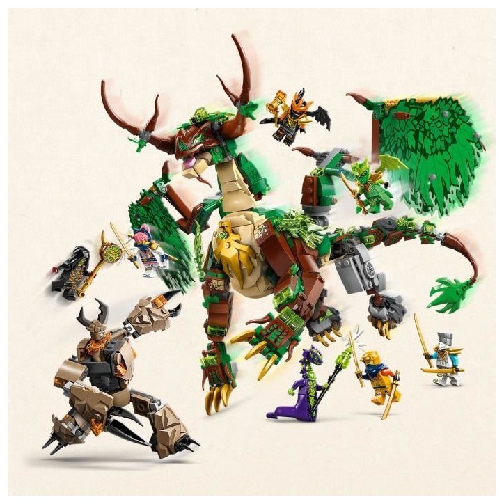 LEGO NINJAGO 71859 Le Dragon de Vie - Jouet de Construction pour Garçon ou Fille des 8 ans