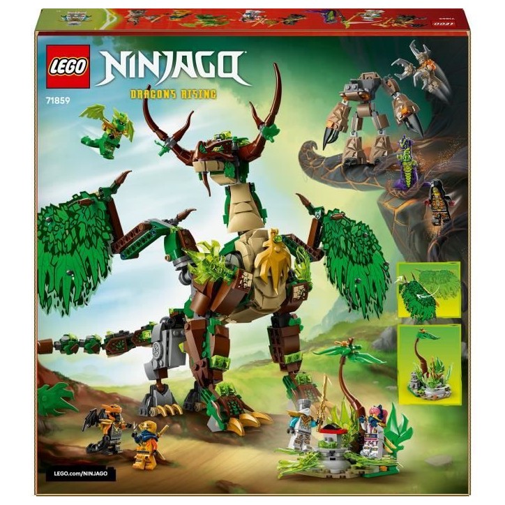 LEGO NINJAGO 71859 Le Dragon de Vie - Jouet de Construction pour Garçon ou Fille des 8 ans