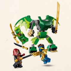LEGO NINJAGO 71862 Pack de Combat : le Robot Dragon de Lloyd - Jeu Nin