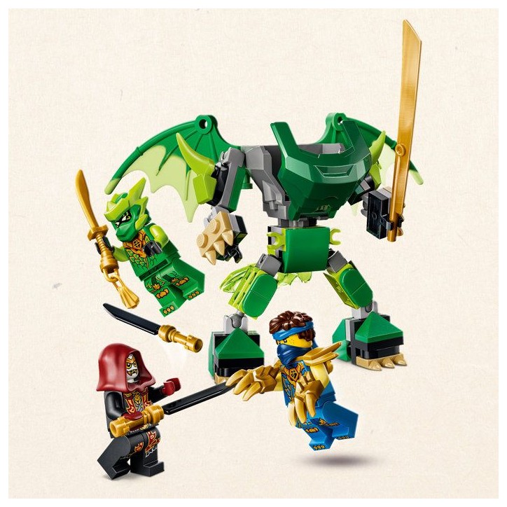 LEGO NINJAGO 71862 Pack de Combat : le Robot Dragon de Lloyd - Jeu Ninja 6 ans - Cadeau LEGO NINJAGO 71862 Pack de Combat : le Robot Dragon de Lloyd - Jeu Ninja 6 ans - Cadeau