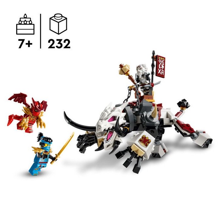 LEGO NINJAGO 71863 Zilvar et Grimtak la Bete Draconique - Jouet Ninja des 7 ans - Cadeau LEGO NINJAGO 71863 Zilvar et Grimtak la Bete Draconique - Jouet Ninja des 7 ans - Cadeau