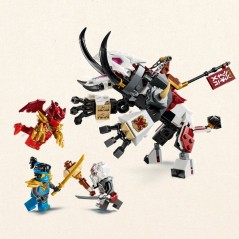 LEGO NINJAGO 71863 Zilvar et Grimtak la Bete Draconique - Jouet Ninja