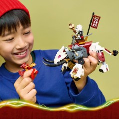 LEGO NINJAGO 71863 Zilvar et Grimtak la Bete Draconique - Jouet Ninja