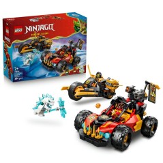 LEGO NINJAGO 71864 Véhicules Combinables de Kai et Cole - Jouet Voitu
