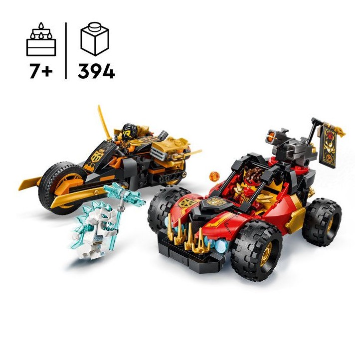 LEGO NINJAGO 71864 Véhicules Combinables de Kai et Cole - Jouet Voiture de Ninja des 7 ans LEGO NINJAGO 71864 Véhicules Combinables de Kai et Cole - Jouet Voiture de Ninja des 7 ans