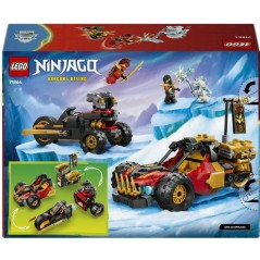 LEGO NINJAGO 71864 Véhicules Combinables de Kai et Cole - Jouet Voitu
