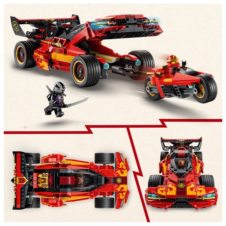 LEGO NINJAGO 71867 Le Chargeur Ninja X-1 : 15e Anniversaire - Jeu de Construction pour Ado LEGO NINJAGO 71867 Le Chargeur Ninja X-1 : 15e Anniversaire - Jeu de Construction pour Ado