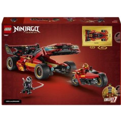 LEGO NINJAGO 71867 Le Chargeur Ninja X-1 : 15e Anniversaire - Jeu de C