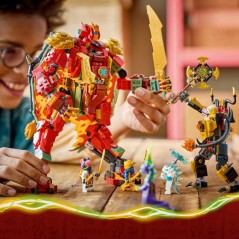 LEGO NINJAGO 71868 Le Robot Dragon Transformable de Braséra - Jouet N