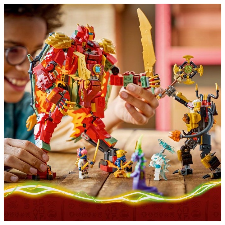 LEGO NINJAGO 71868 Le Robot Dragon Transformable de Braséra - Jouet Ninja 2-en-1 des 9 ans LEGO NINJAGO 71868 Le Robot Dragon Transformable de Braséra - Jouet Ninja 2-en-1 des 9 ans