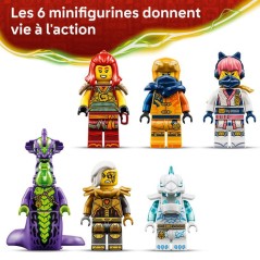 LEGO NINJAGO 71868 Le Robot Dragon Transformable de Braséra - Jouet N