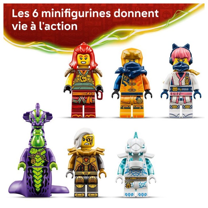 LEGO NINJAGO 71868 Le Robot Dragon Transformable de Braséra - Jouet Ninja 2-en-1 des 9 ans LEGO NINJAGO 71868 Le Robot Dragon Transformable de Braséra - Jouet Ninja 2-en-1 des 9 ans