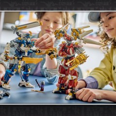 LEGO NINJAGO 71870 Les Robots Titan Jumeaux - Jeu Ado 12 ans avec Figu