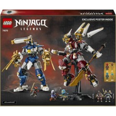 LEGO NINJAGO 71870 Les Robots Titan Jumeaux - Jeu Ado 12 ans avec Figu