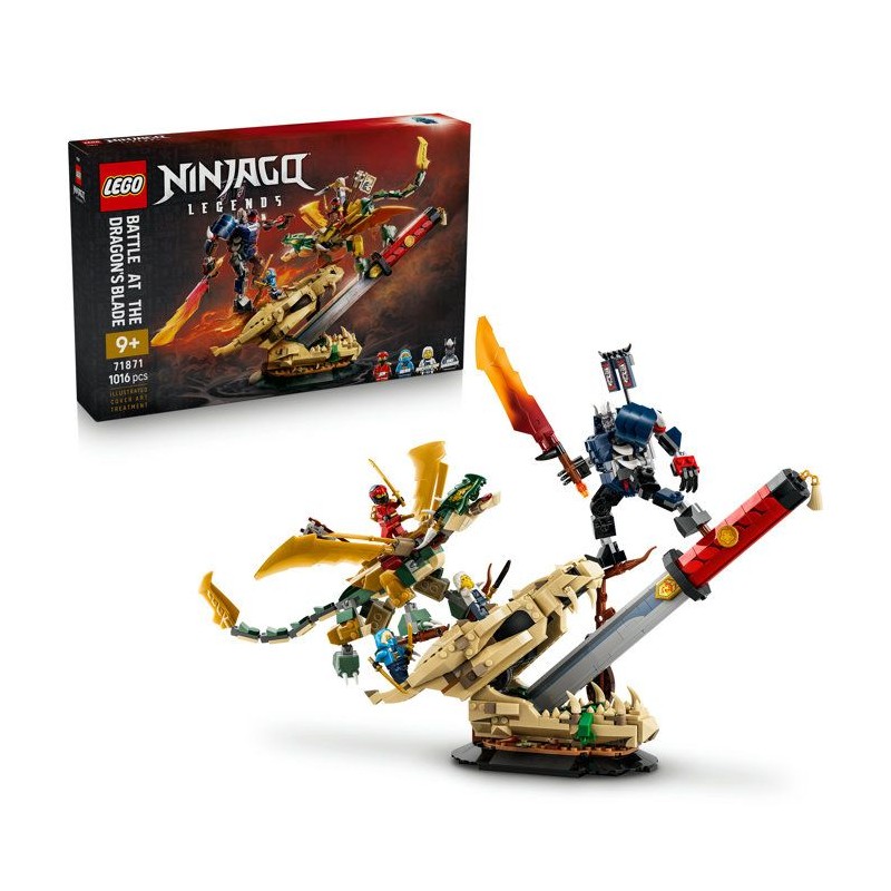 LEGO NINJAGO 71871 Combat sur la Lame du Dragon - Jouet Ninja des 9 an