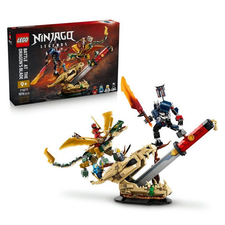 LEGO NINJAGO 71871 Combat sur la Lame du Dragon - Jouet Ninja des 9 ans Garçon ou Fille LEGO NINJAGO 71871 Combat sur la Lame du Dragon - Jouet Ninja des 9 ans Garçon ou Fille