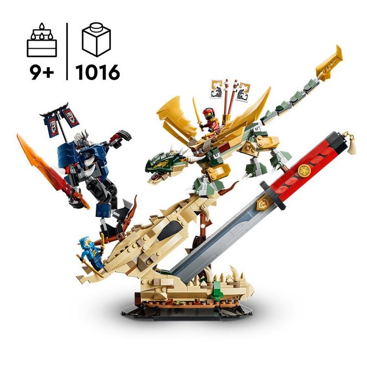 LEGO NINJAGO 71871 Combat sur la Lame du Dragon - Jouet Ninja des 9 ans Garçon ou Fille LEGO NINJAGO 71871 Combat sur la Lame du Dragon - Jouet Ninja des 9 ans Garçon ou Fille