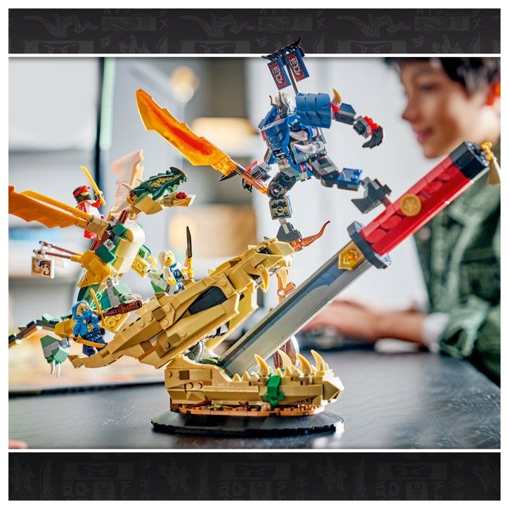 LEGO NINJAGO 71871 Combat sur la Lame du Dragon - Jouet Ninja des 9 ans Garçon ou Fille LEGO NINJAGO 71871 Combat sur la Lame du Dragon - Jouet Ninja des 9 ans Garçon ou Fille