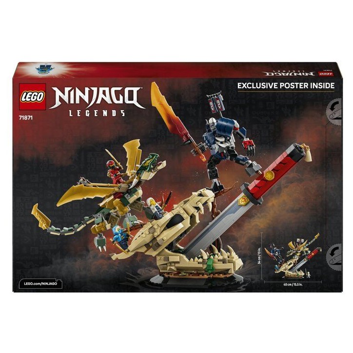 LEGO NINJAGO 71871 Combat sur la Lame du Dragon - Jouet Ninja des 9 ans Garçon ou Fille LEGO NINJAGO 71871 Combat sur la Lame du Dragon - Jouet Ninja des 9 ans Garçon ou Fille