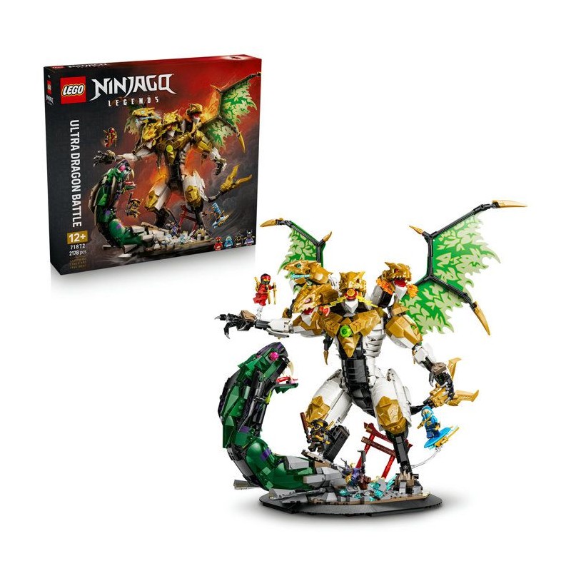LEGO NINJAGO 71872 Le Combat de l'Ultra Dragon - Jouet Ninja pour Ado