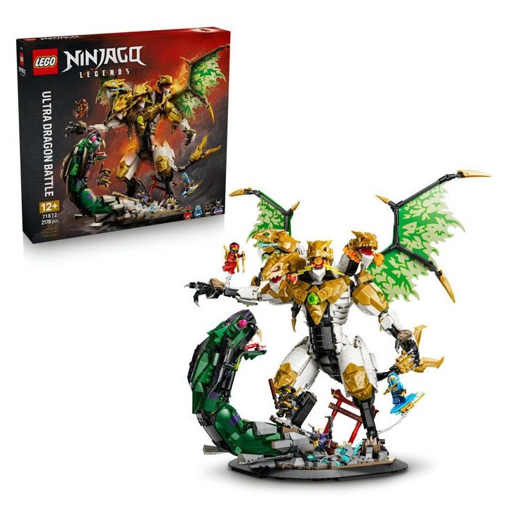 LEGO NINJAGO 71872 Le Combat de l'Ultra Dragon - Jouet Ninja pour Ado des 12 ans - Cadeau LEGO NINJAGO 71872 Le Combat de l'Ultra Dragon - Jouet Ninja pour Ado des 12 ans - Cadeau