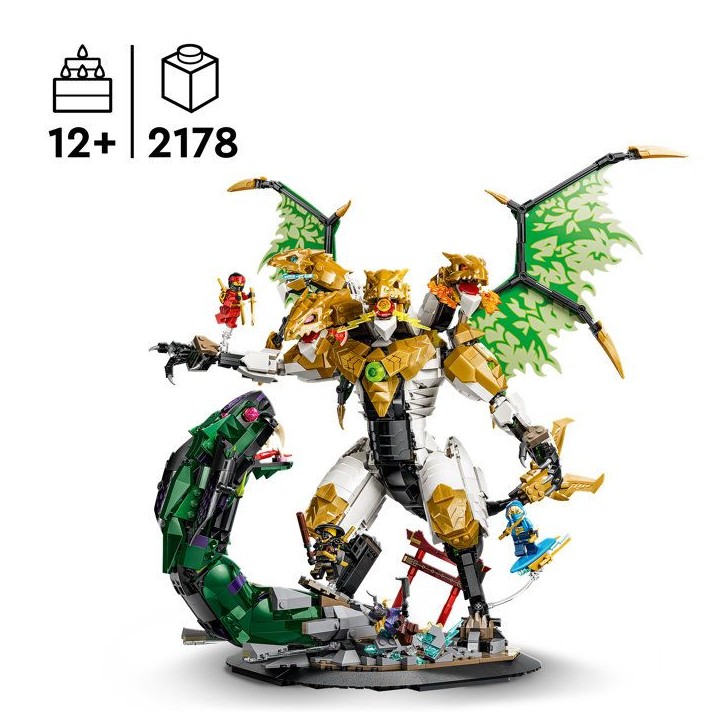 LEGO NINJAGO 71872 Le Combat de l'Ultra Dragon - Jouet Ninja pour Ado des 12 ans - Cadeau LEGO NINJAGO 71872 Le Combat de l'Ultra Dragon - Jouet Ninja pour Ado des 12 ans - Cadeau