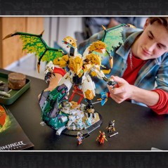 LEGO NINJAGO 71872 Le Combat de l'Ultra Dragon - Jouet Ninja pour Ado