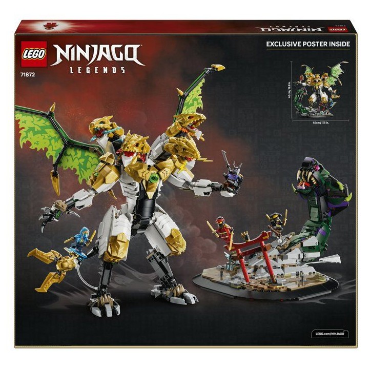 LEGO NINJAGO 71872 Le Combat de l'Ultra Dragon - Jouet Ninja pour Ado des 12 ans - Cadeau LEGO NINJAGO 71872 Le Combat de l'Ultra Dragon - Jouet Ninja pour Ado des 12 ans - Cadeau