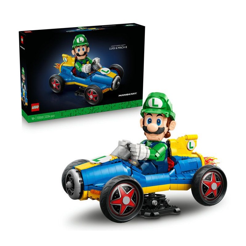 LEGO Super Mario 72050 Mario Kart : Luigi et Proto 8 - Set pour Adulte