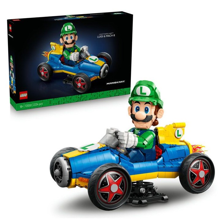 LEGO Super Mario 72050 Mario Kart : Luigi et Proto 8 - Set pour Adulte - Figurine Nintendo LEGO Super Mario 72050 Mario Kart : Luigi et Proto 8 - Set pour Adulte - Figurine Nintendo