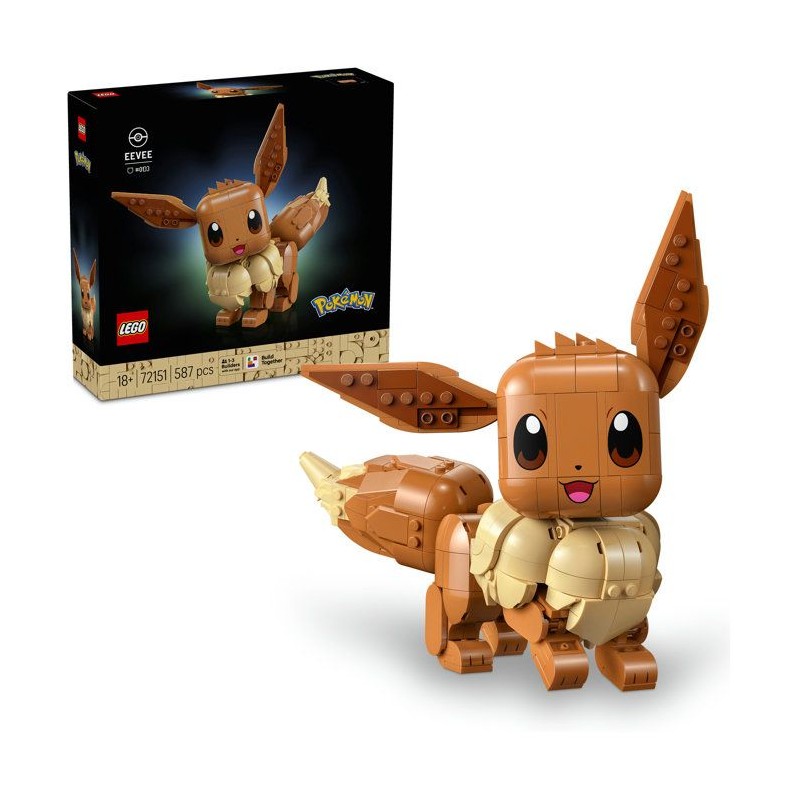 LEGO Pokémon 72151 Évoli - Set de Construction Collector pour Adulte