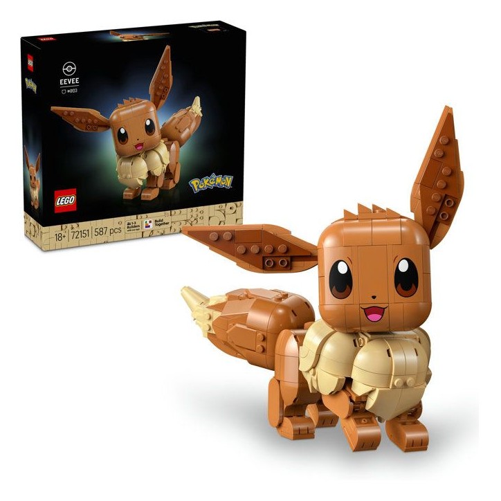 LEGO Pokémon 72151 Évoli - Set de Construction Collector pour Adulte - Idée Cadeau Gaming LEGO Pokémon 72151 Évoli - Set de Construction Collector pour Adulte - Idée Cadeau Gaming