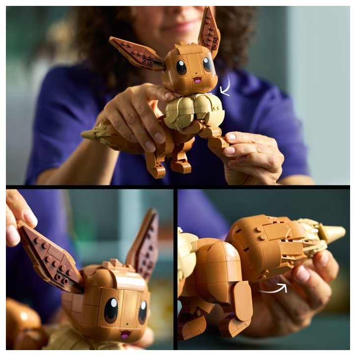 LEGO Pokémon 72151 Évoli - Set de Construction Collector pour Adulte - Idée Cadeau Gaming LEGO Pokémon 72151 Évoli - Set de Construction Collector pour Adulte - Idée Cadeau Gaming