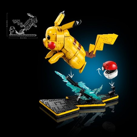 LEGO Pokémon 72152 - Pikachu et Poké Ball - Set Collector pour Adulte - Idée Cadeau Gaming