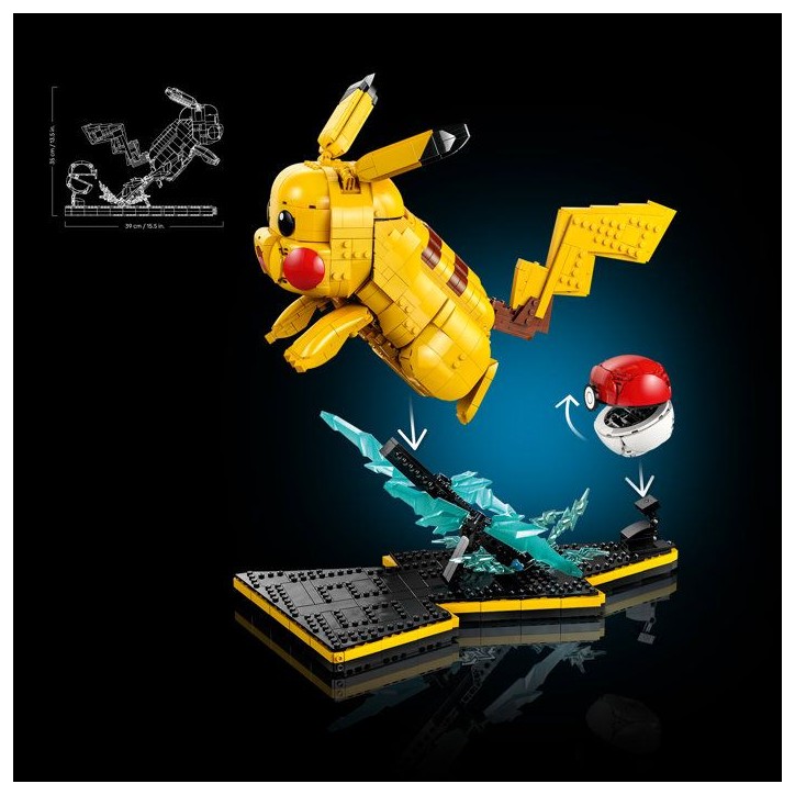 LEGO Pokémon 72152 - Pikachu et Poké Ball - Set Collector pour Adulte - Idée Cadeau Gaming LEGO Pokémon 72152 - Pikachu et Poké Ball - Set Collector pour Adulte - Idée Cadeau Gaming